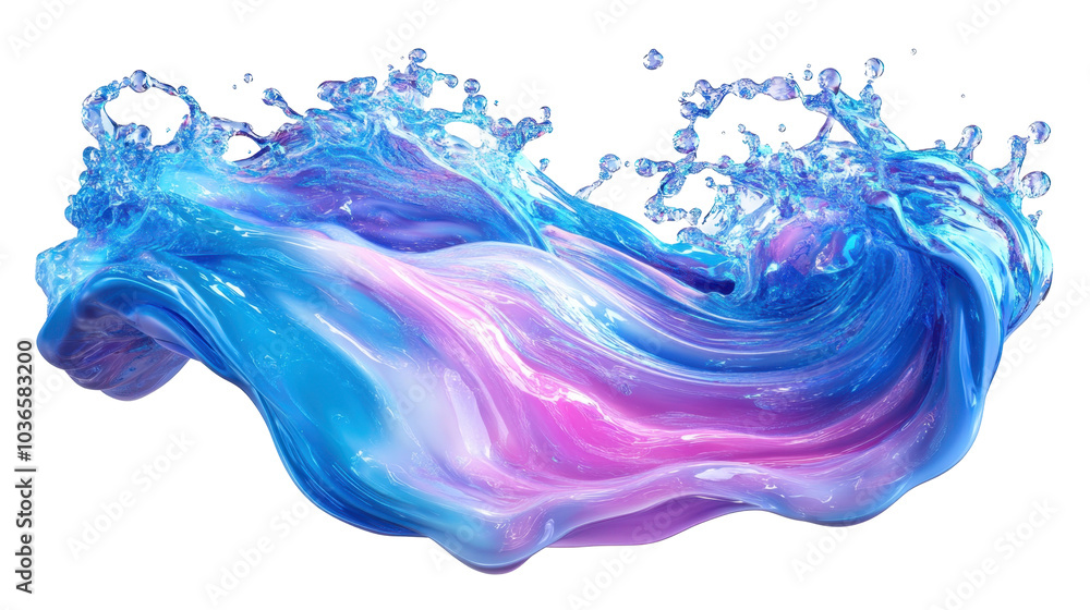 A vibrant swirl of blue and pink liquid, resembling flowing water or paint. A vibrant swirl of blue and pink liquid, resembling flowing water or paint.