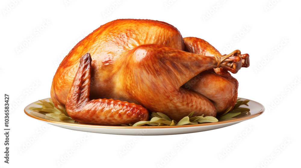 Roast Turkey Christmas. Holiday Christmas background with festive decoration. isolated on clear png background and transparent background, AI generative. Roast Turkey Christmas. Holiday Christmas background with festive decoration. isolated on clear png background and transparent background, AI generative.