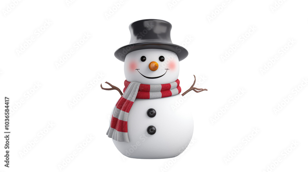 Snowman on Christmas background. Ai generative. Snowman on Christmas background. Ai generative.