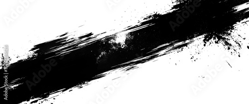 Obraz na płótnie Vector brush stroke scratch distressed overlay rough textured and texture design. w salonie