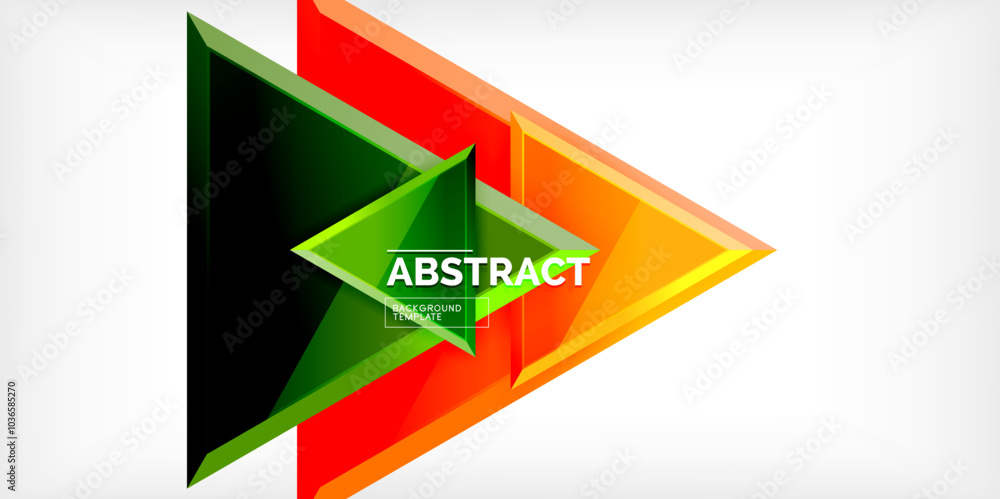 Abstract background - glossy triangles. Vector Illustration For Wallpaper, Banner, Background, Card, Book Illustration, landing page Abstract background - glossy triangles. Vector Illustration For Wallpaper, Banner, Background, Card, Book Illustration, landing page