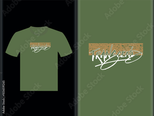 Transcend Vector T Shirt Design