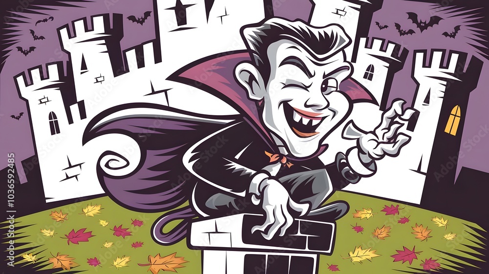 Obraz premium Vampire Character: 