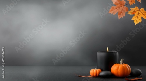 Gothic-inspired, eerie Halloween décor with a joyous atmosphere photo