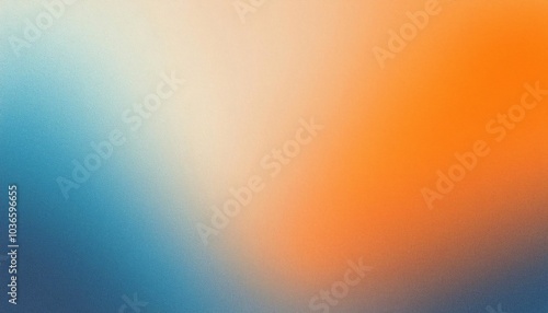 Abstract background blending blue orange and white colors