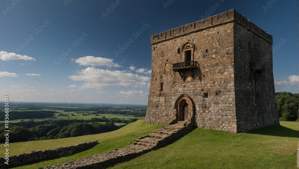 The archer tower invites wanderers to explore its history The archer tower invites wanderers to explore its history