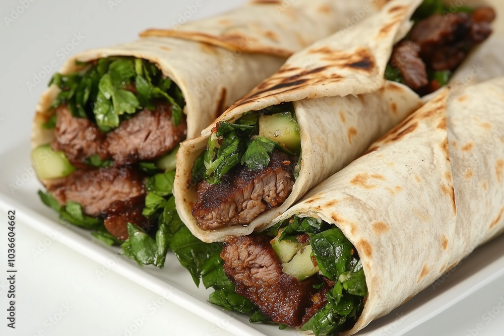 Delicious Beef and Veggie Wrap Delicious Beef and Veggie Wrap