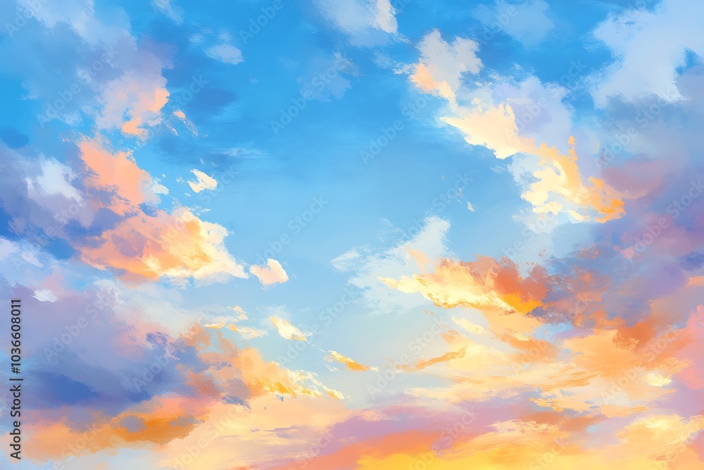 Blue sky background with white clouds. Blue sky background with white clouds.