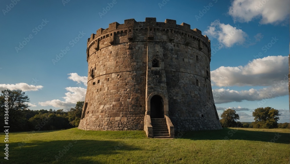 The archer tower is a favorite location for scenic photography The archer tower is a favorite location for scenic photography