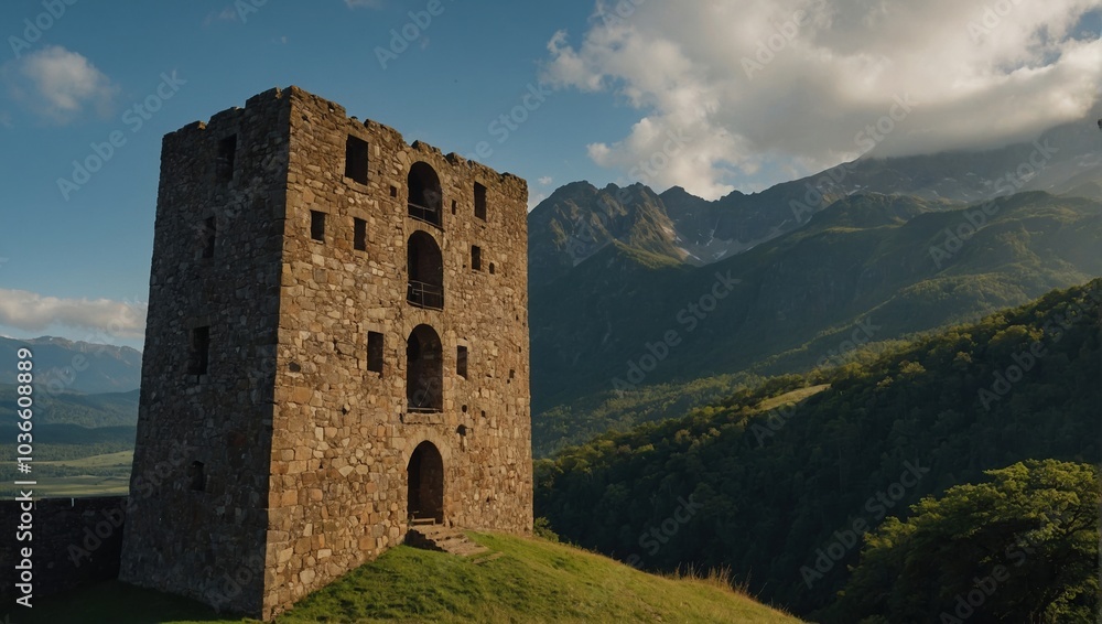 The archer tower is a favorite subject for local photographers The archer tower is a favorite subject for local photographers