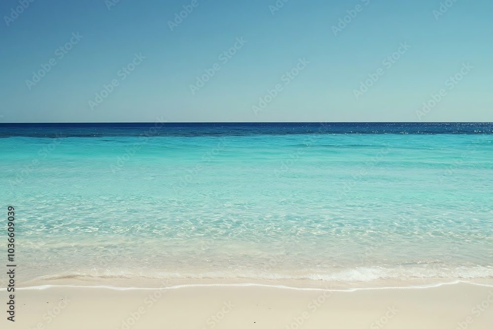 Beautiful beach with sky and clouds Beautiful beach with sky and clouds