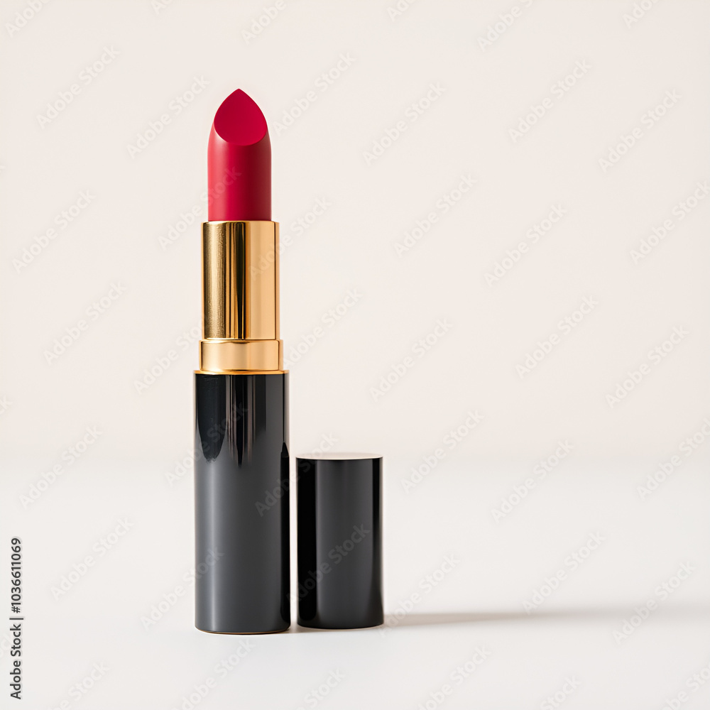lipstick in minimal style on empty and simple background lipstick in minimal style on empty and simple background
