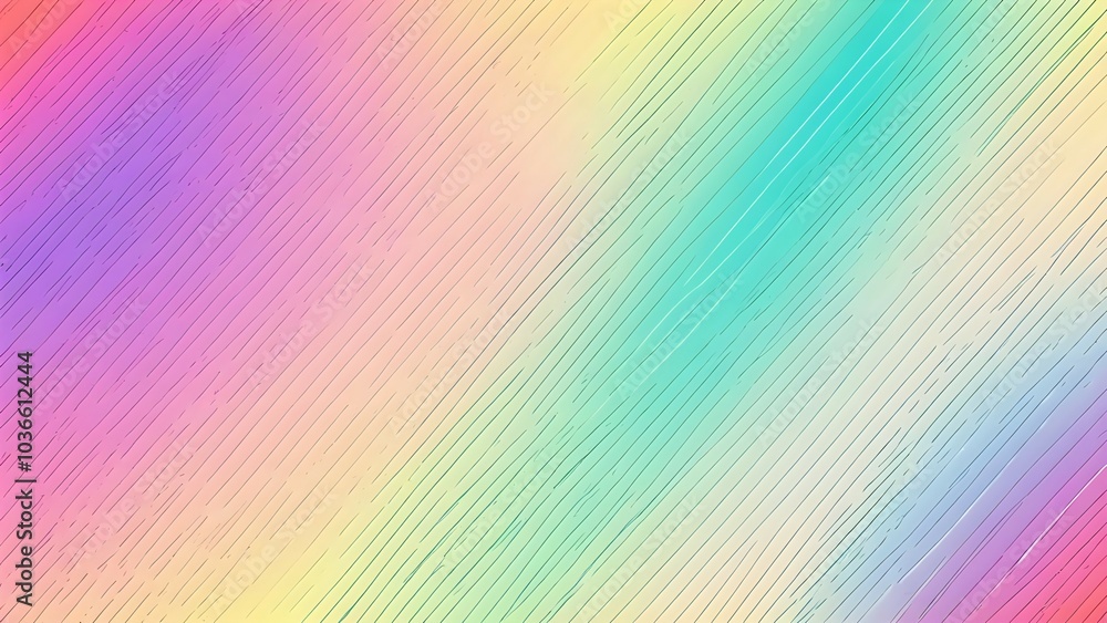 Abstract background with diagonal lines and a rainbow gradient. Abstract background with diagonal lines and a rainbow gradient.