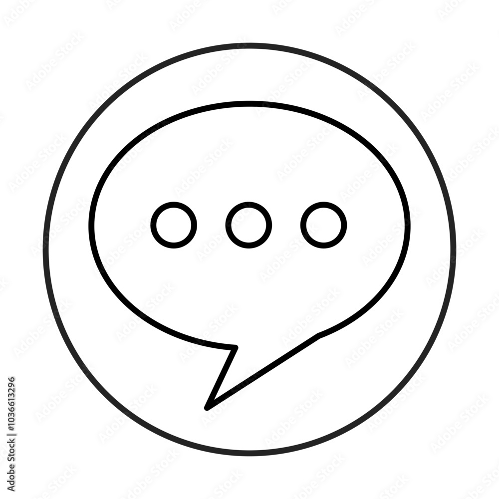 Comment Icon Stock Vector Illustration Flat Design On a Transparent Background. Comment Icon Stock Vector Illustration Flat Design On a Transparent Background.