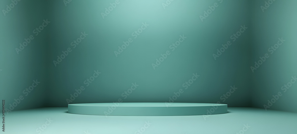 Abstract pastel cyan color and gradient light background with studio table backdrops display product design. Blank green empty space room showing. Blur 3D render podium stage vector texture pattern Abstract pastel cyan color and gradient light background with studio table backdrops display product design. Blank green empty space room showing. Blur 3D render podium stage vector texture pattern