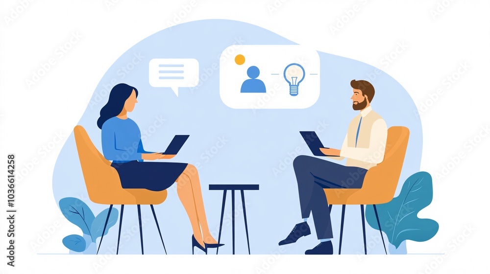 Couple Practicing Communication Skills During Counseling Couple Practicing Communication Skills During Counseling