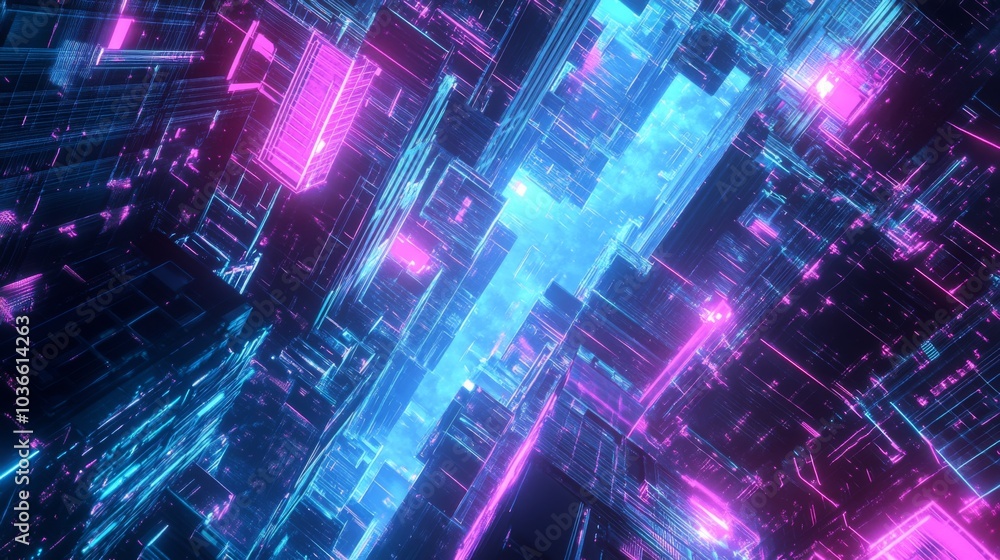 a futuristic 2D wallpaper with glowing lines a futuristic 2D wallpaper with glowing lines