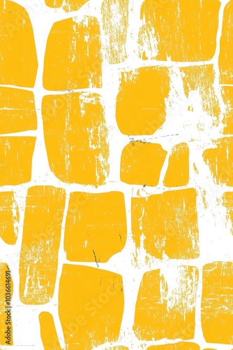 Distressed yellow overlay with a random tile pattern and gradient background, creating a textured and weathered look. Perfect for adding depth to designs, banners, or wallpapers.