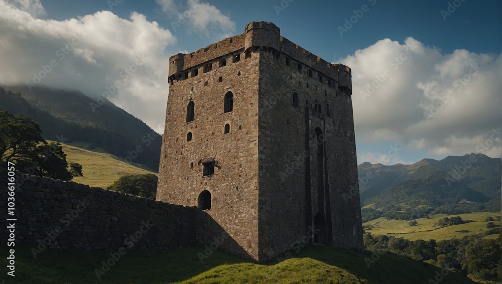 The archer tower is a place of reflection The archer tower is a place of reflection