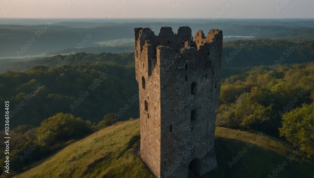 The archer tower is a popular destination for family outings The archer tower is a popular destination for family outings
