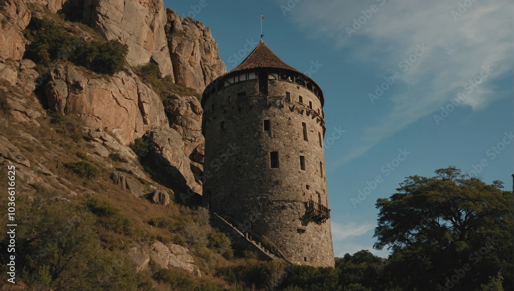 The archer tower is a popular spot for outdoor enthusiasts and adventurers The archer tower is a popular spot for outdoor enthusiasts and adventurers