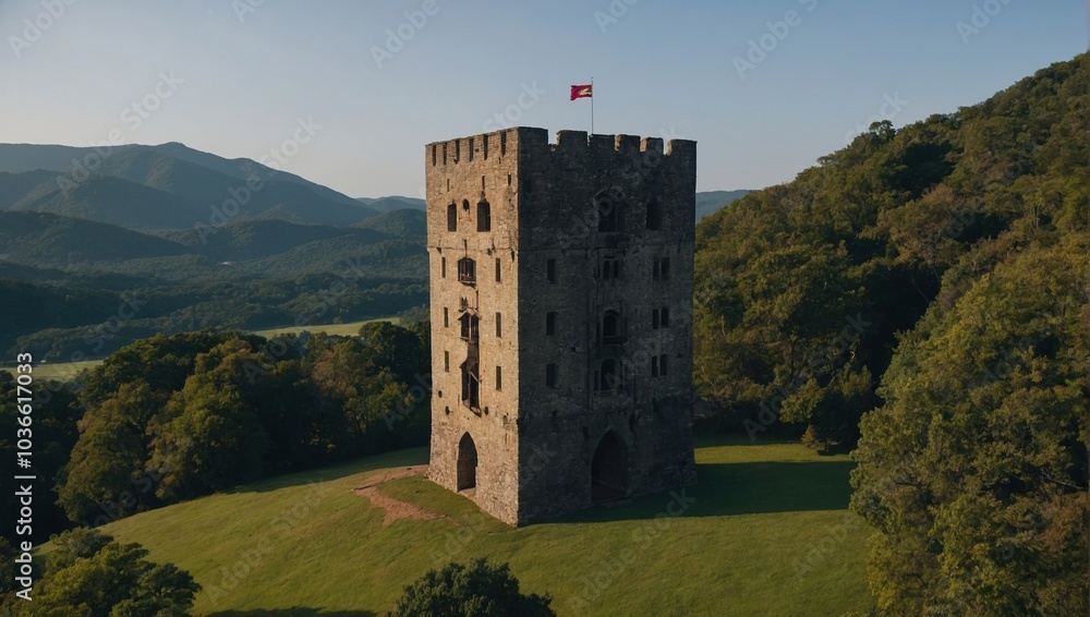 The archer tower is a popular stop for tourists The archer tower is a popular stop for tourists