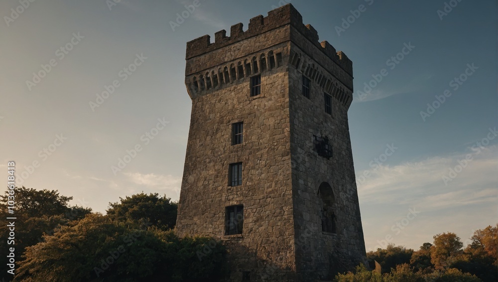 The archer tower is a stunning example of medieval design The archer tower is a stunning example of medieval design