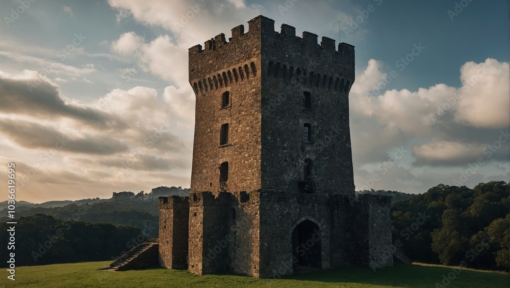 The archer tower is a testament to ancient engineering and creativity The archer tower is a testament to ancient engineering and creativity