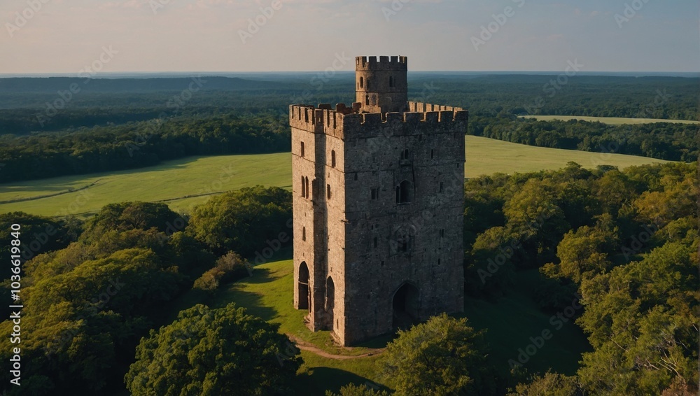 The archer tower is a testament to architectural skill The archer tower is a testament to architectural skill