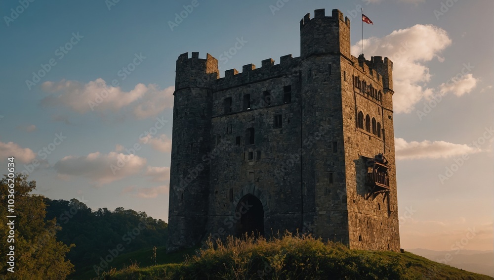 The archer tower is a tranquil haven for those seeking solace in nature The archer tower is a tranquil haven for those seeking solace in nature