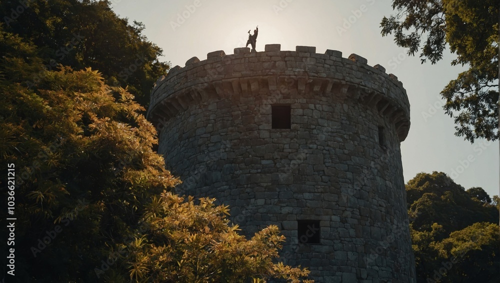 The archer tower is a tribute to ancient warriors The archer tower is a tribute to ancient warriors