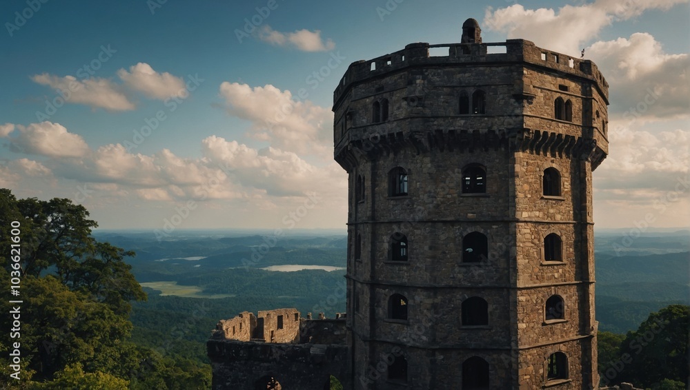 The archer tower is an architectural wonder The archer tower is an architectural wonder