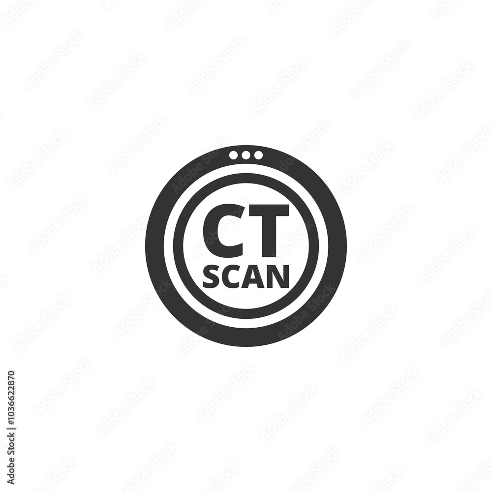 CT scan radiologist oncology icon isolated on transparent background CT scan radiologist oncology icon isolated on transparent background