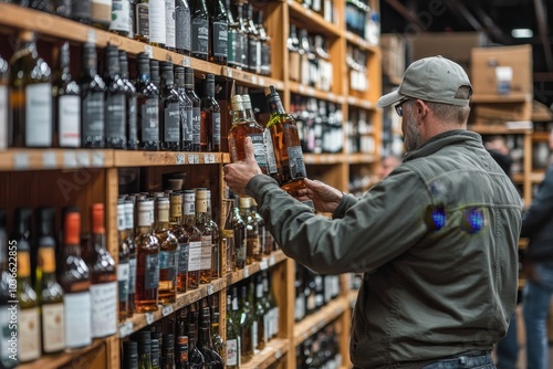 Liquor store workers taking stock, Generative AI