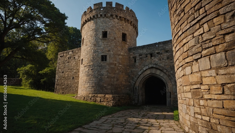 The archer tower is often depicted in local art, showcasing its beauty The archer tower is often depicted in local art, showcasing its beauty