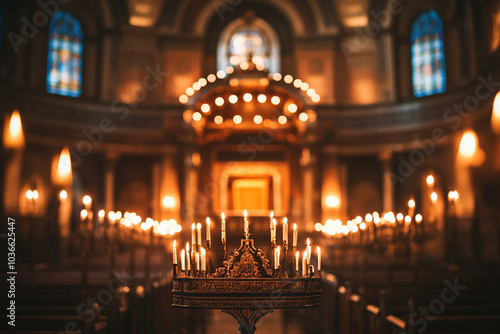 interior of the cathedral of saint nicholas photo