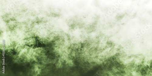 Abstract green and white background