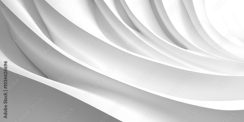 White modern architecture concept background White modern architecture concept background
