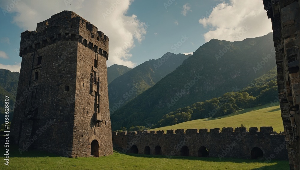 The archer tower is surrounded by rich cultural heritage The archer tower is surrounded by rich cultural heritage