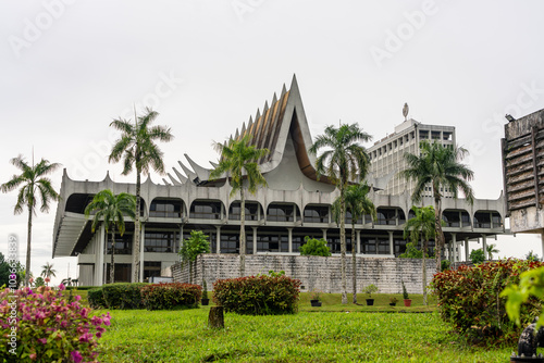 Dewan Undangan Negeri Sarawak (Old Sarawak State Legislative Assembly) Old Building that was replaced with a new building on 27 July 2009 photo