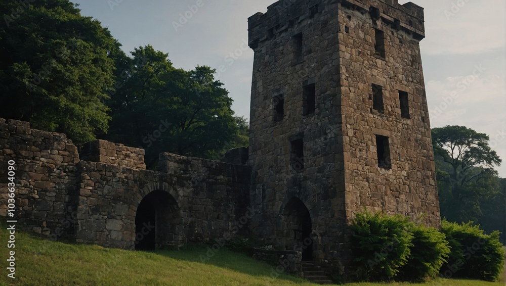 The archer tower offers breathtaking views of the stunning landscape The archer tower offers breathtaking views of the stunning landscape