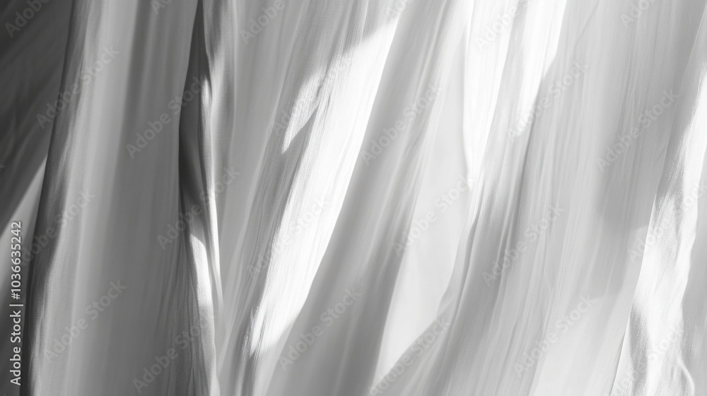 Abstract Black and White Waves: Fluid, glossy textures creating a dynamic visual impression for modern design use. Abstract Black and White Waves: Fluid, glossy textures creating a dynamic visual impression for modern design use.