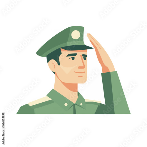 soldiers raising their hands, saluting