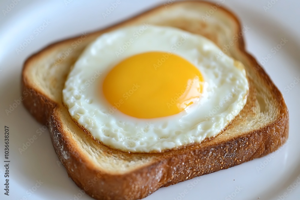 Tasty breakfast on plate Tasty breakfast on plate