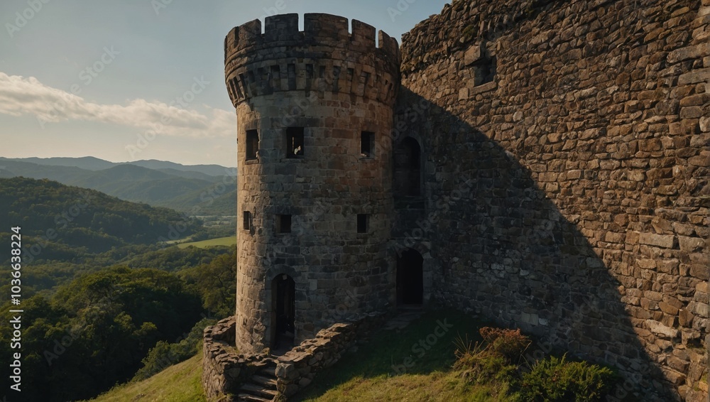 The archer tower provides a perfect picnic spot The archer tower provides a perfect picnic spot