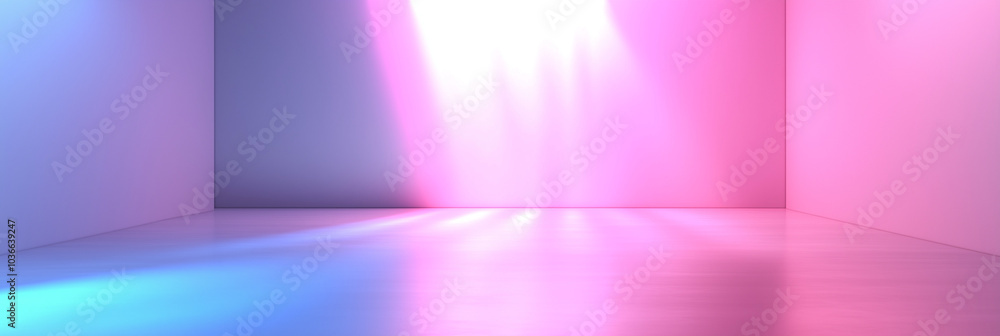 Soft gradient background transitioning from pink to blue with even lighting, ideal for fashion display setups. Perfect backdrop for women's clothing exhibitions or modern product showcases. Soft gradient background transitioning from pink to blue with even lighting, ideal for fashion display setups. Perfect backdrop for women's clothing exhibitions or modern product showcases.