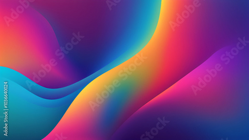 Abstract Vibrant gradient mesh background vector 