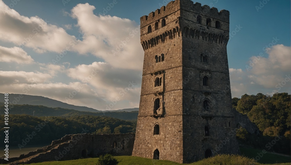 The archer tower provides stunning panoramic views of the surrounding area The archer tower provides stunning panoramic views of the surrounding area