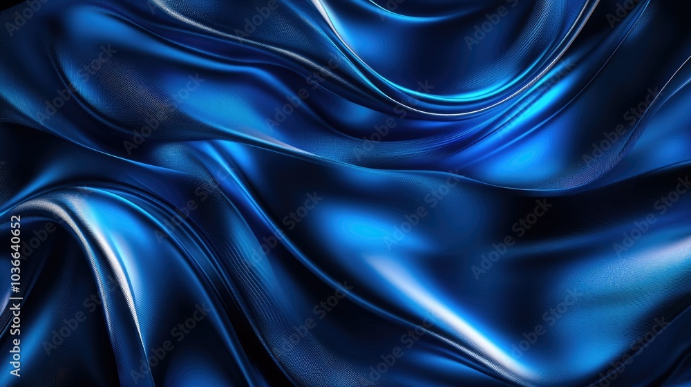 Blue abstract wave pattern design with a futuristic look Blue abstract wave pattern design with a futuristic look