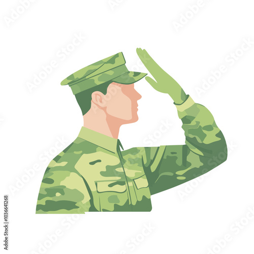 soldiers raising their hands, saluting